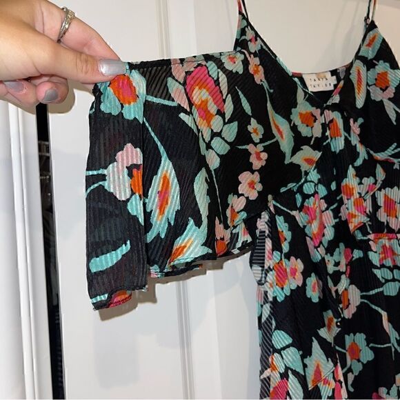 TANYA TAYLOR 100% Silk Mosaic Floral Lorena Dress - Picture 4 of 9